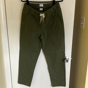 Time and true green boyfriend fit pants
